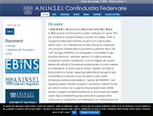 Tablet Screenshot of aninsei.it